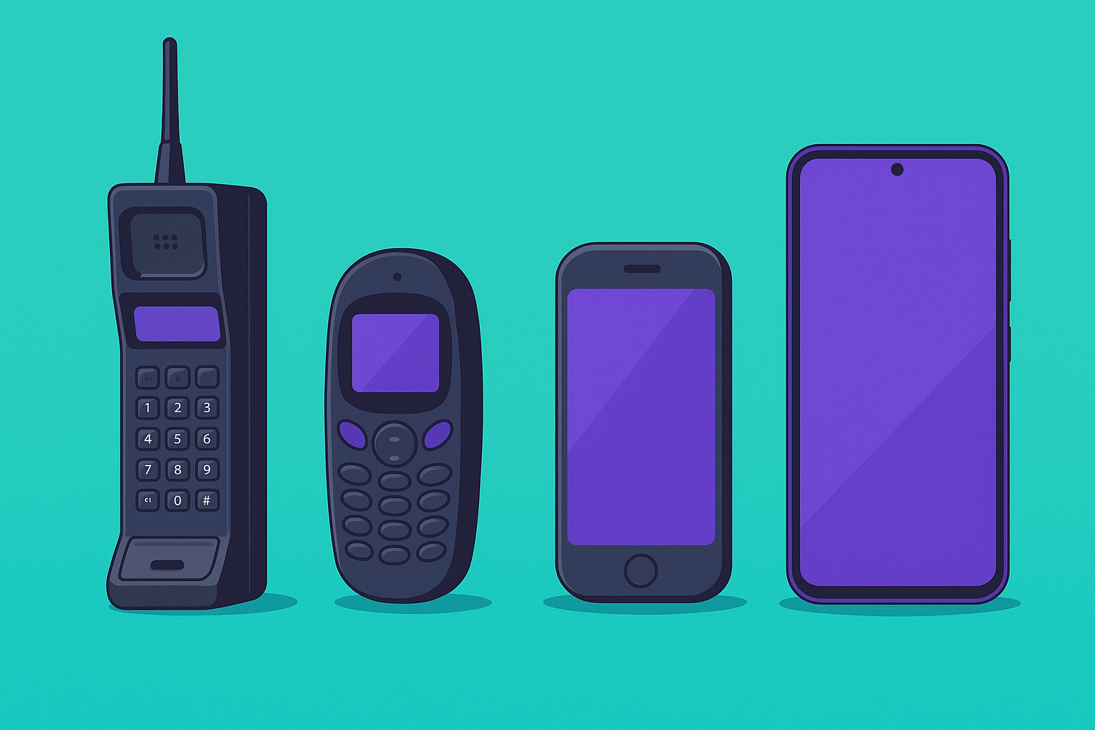  Entenda como foi a evolução do celular