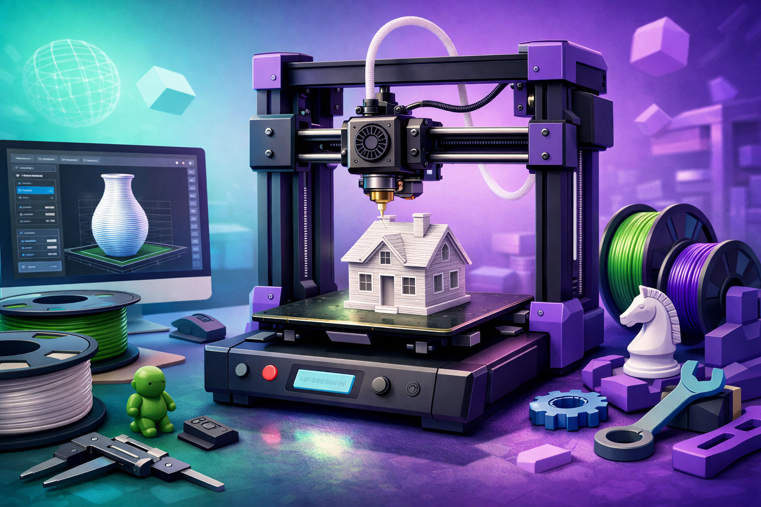 Como funciona uma impressora 3D