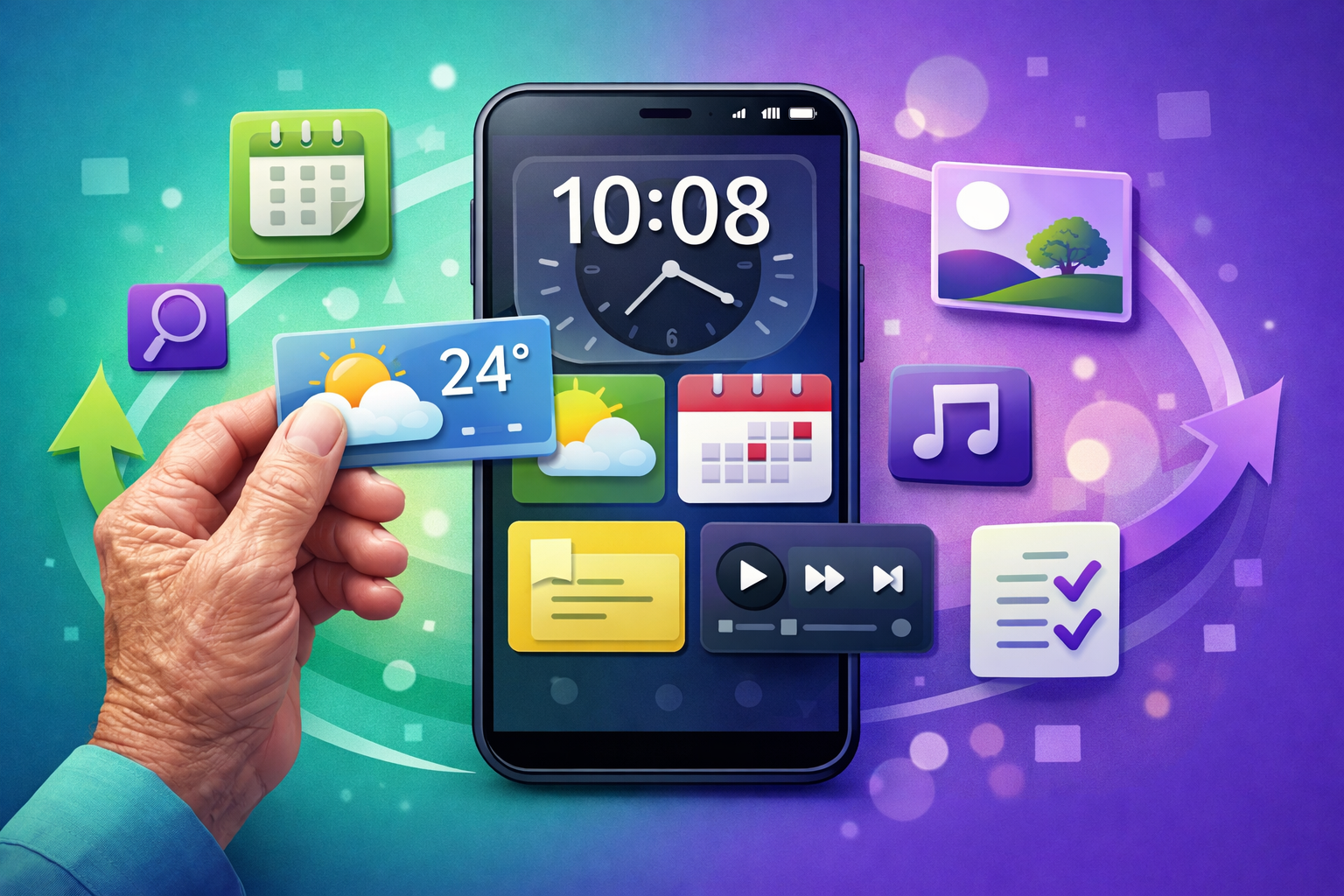 O que é e como colocar widgets na tela inicial do celular